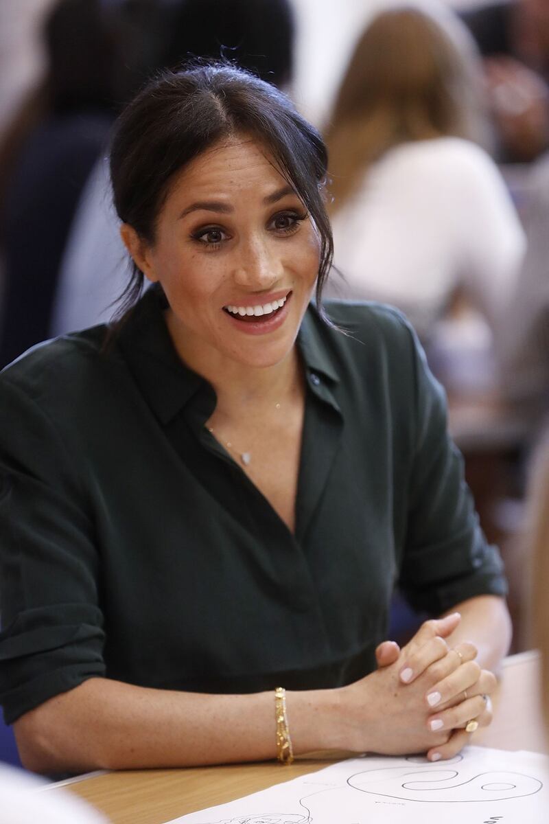 Meghan Markle felice con il Principe Harry 9