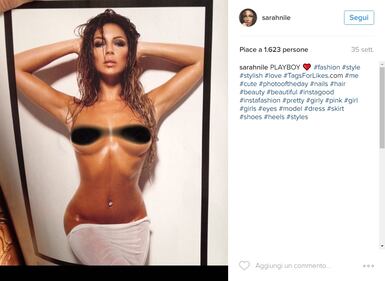 Sarah Nile hot: lingerie trasparente su Instagram 31