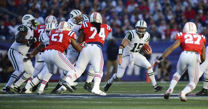 Tim Tebow Jets Patriots 2012