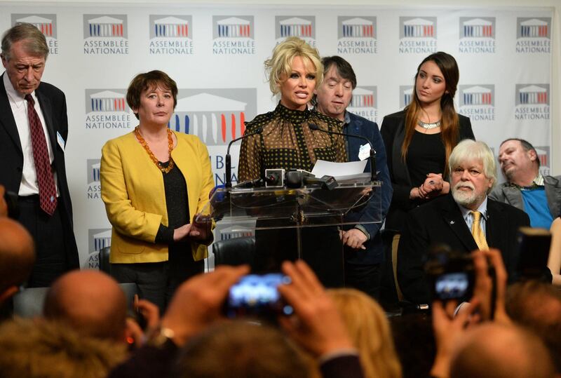 Pamela Anderson contro il foie gras 56