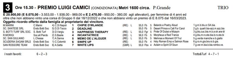 Premio Luigi Camici 4/23