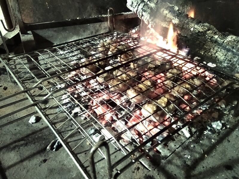 Turcineddhi e carne arrosto