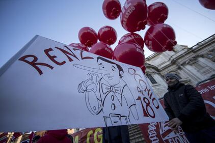 Roma: manifestazione di Cgil e Uil 8