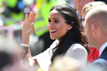 Meghan Markle raggiante con la Regina 7