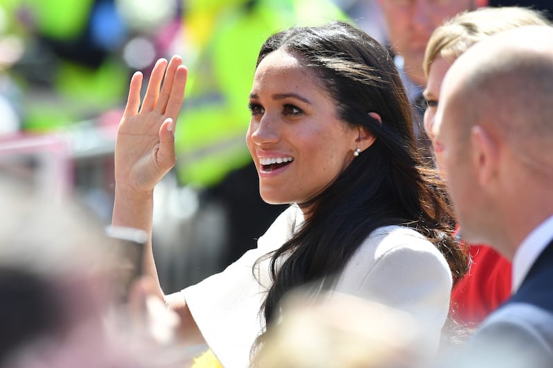 Meghan Markle raggiante con la Regina 7