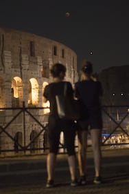Lo spettacolo dell'eclissi al Colosseo 7