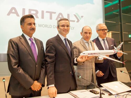Meridiana diventa Air Italy, 50 aerei e hub a Malpensa