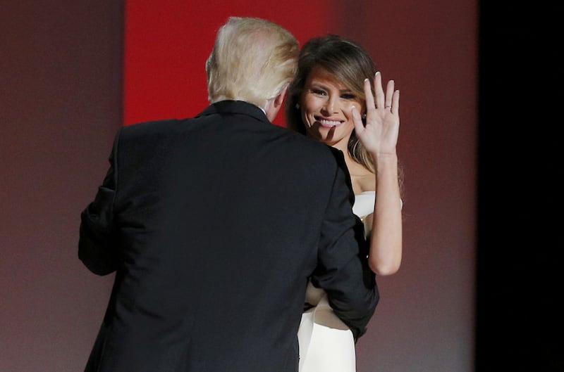 Melania e Donald Trump, coppia presidenziale 16