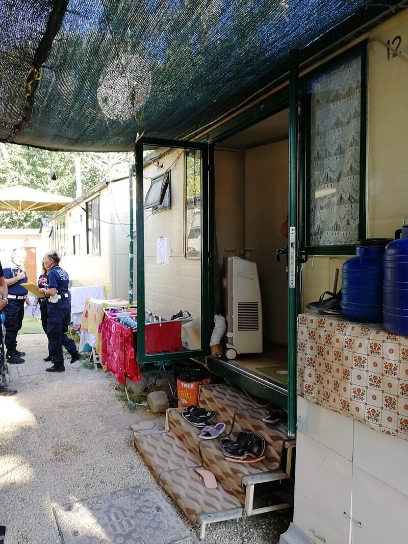 L'intervento della Polizia Locale al Camping River 9