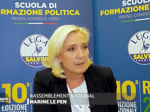 “Ci vogliono criminalizzare”. L’allarme di Le Pen sulle elezioni e i partiti sovranisti