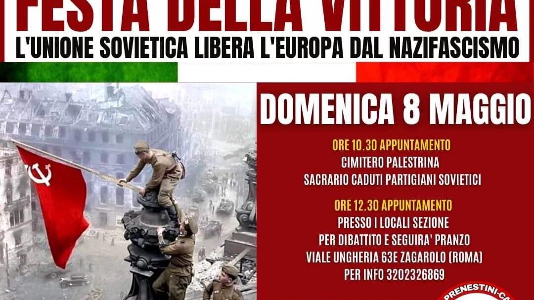 Spunta il manifesto choc con la "Z" del Partito Comunista