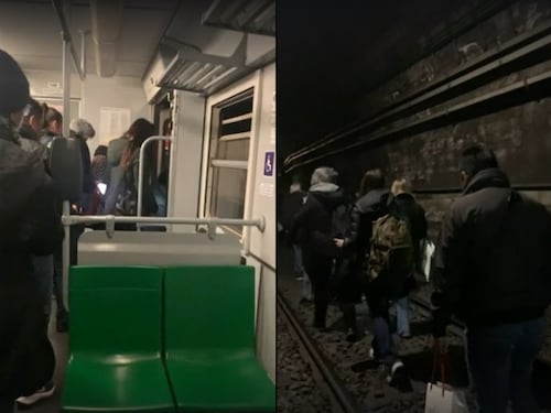 Passeggeri a piedi e al buio nel sottosuolo: paura sui binari in galleria