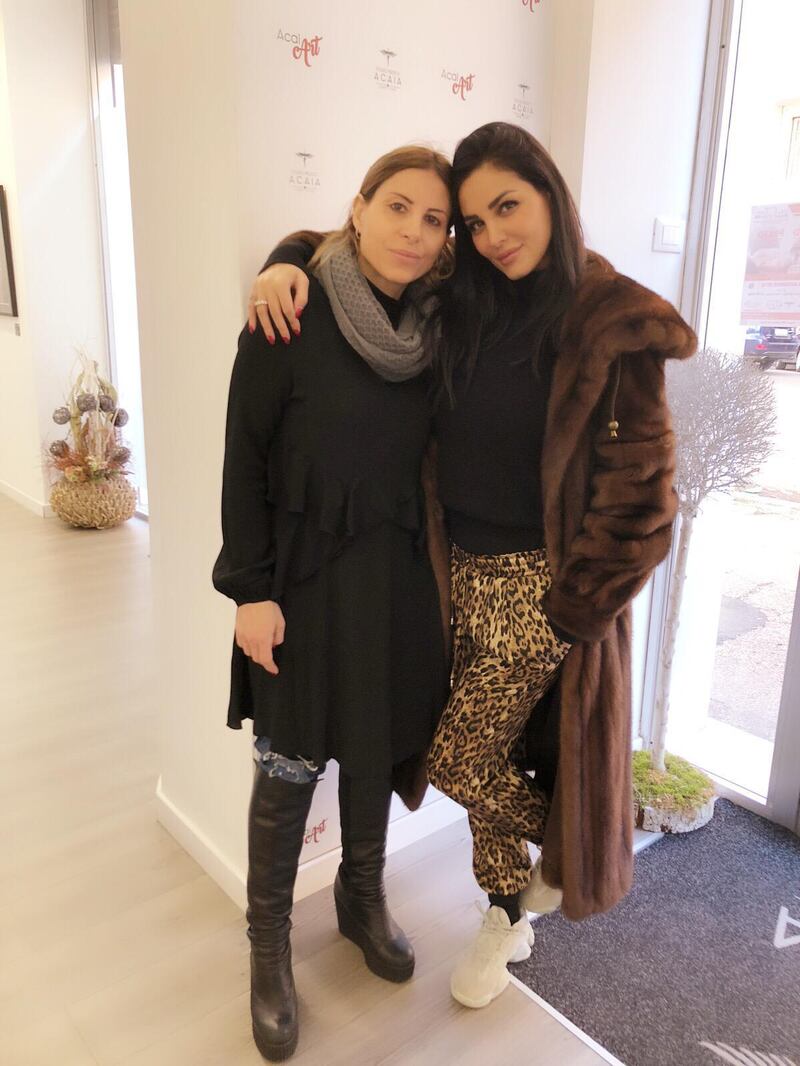 Parata di vip al Christmas Acaia Beauty aperiparty 1