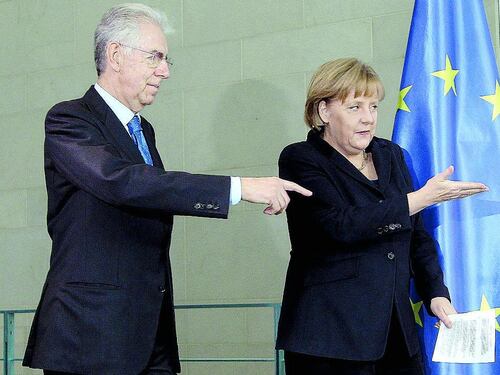 Monti lancia la lista Merkel: bisogna seguire la Germania