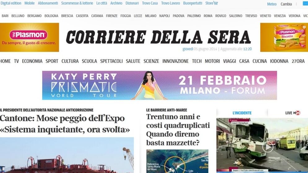 La denuncia di Wired: "Il Corriere ha gonfiato il traffico del sito internet"