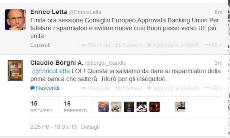 Tweet Letta-Borghi