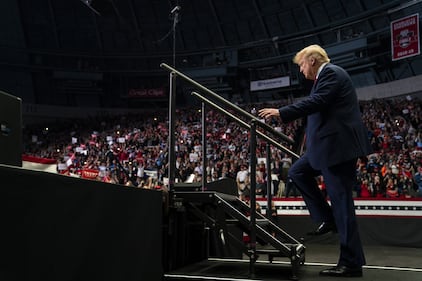 Elezioni Usa 2020, Donald Trump in campagna elettorale a Charlotte 4