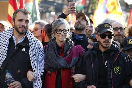 Greta Thunberg e Francesca Albanese al corteo Pro Pal a Roma: le foto 2