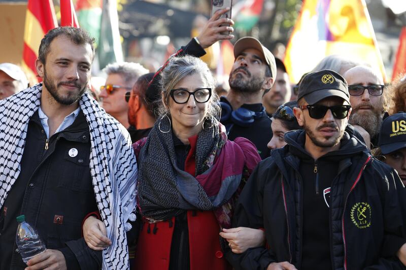 Greta Thunberg e Francesca Albanese al corteo Pro Pal a Roma: le foto 2