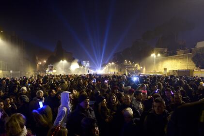 Roma, i 300mila dei Fori Imperiali 2