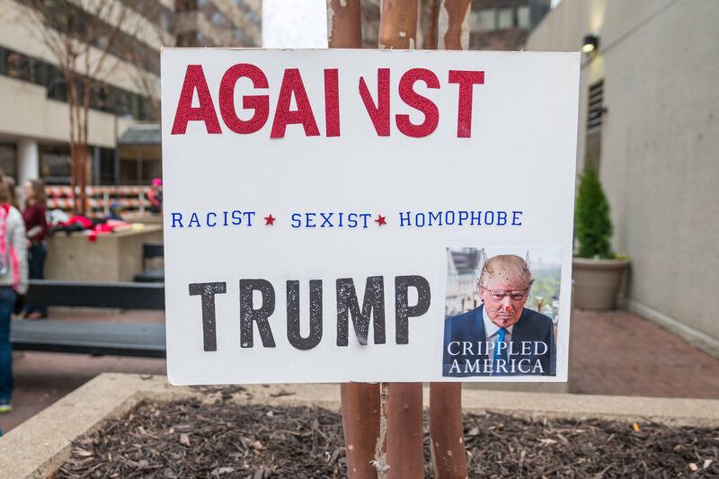 La marcia delle donne anti-Trump 8