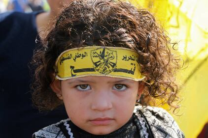 I palestinesi festeggiano l'anniversario della morte di Arafat 7