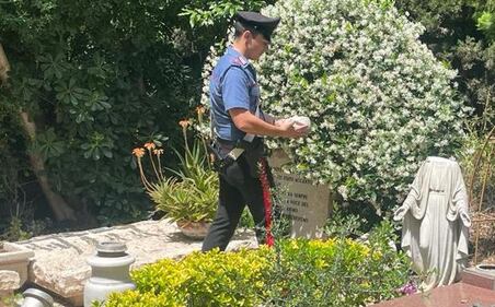 Tombe danneggiate al Verano (Roma), tunisino arrestato per la seconda volta: le immagini 4