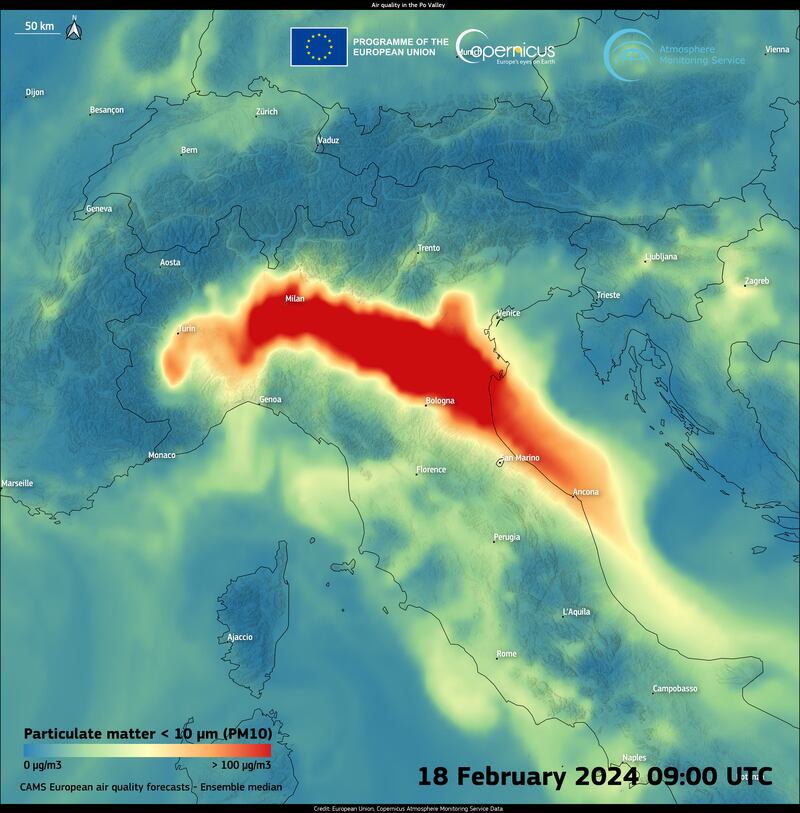 smog Pianura Padana