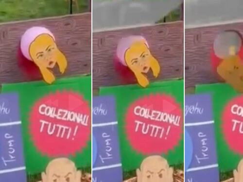 Meloni ghigliottinata al “Carnevale popolare": il gioco choc della sinistra
