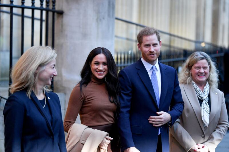 Meghan Markle e il Principe Harry alla Canada House, foto 1