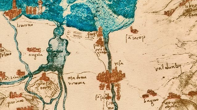 La Toscana vista e disegnata da Leonardo