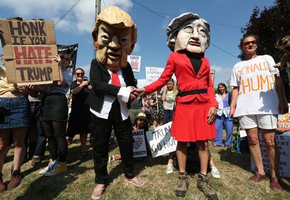 Proteste anti Trump nel Regno Unito 9