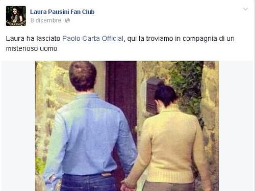Fine della storia tra la Pausini e Paolo Carta?