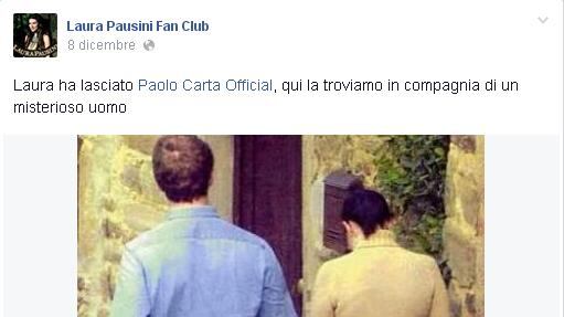 Fine della storia tra la Pausini e Paolo Carta?