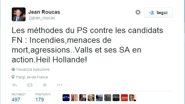 Twitta "Heil Hollande", comico cacciato dal teatro