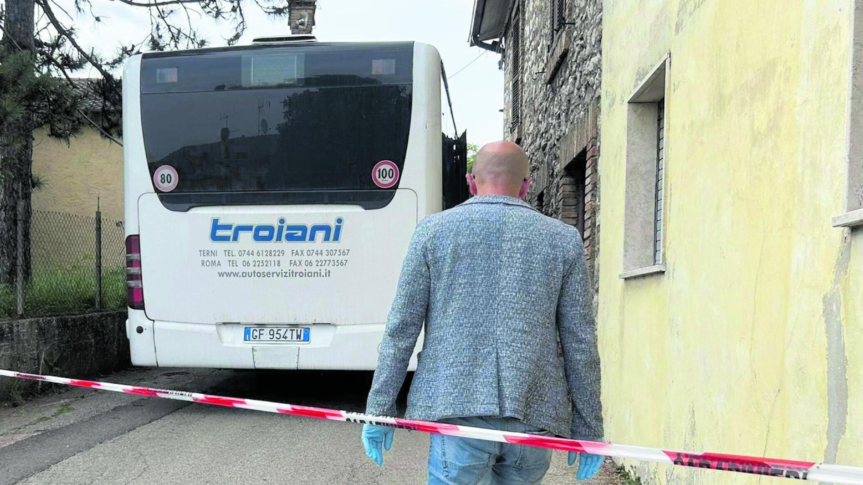 Il bus su cui è stata accoltellata Fatiha