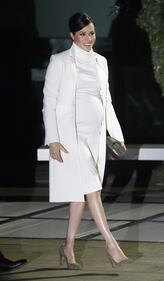 Meghan Markle chic in bianco: foto 9