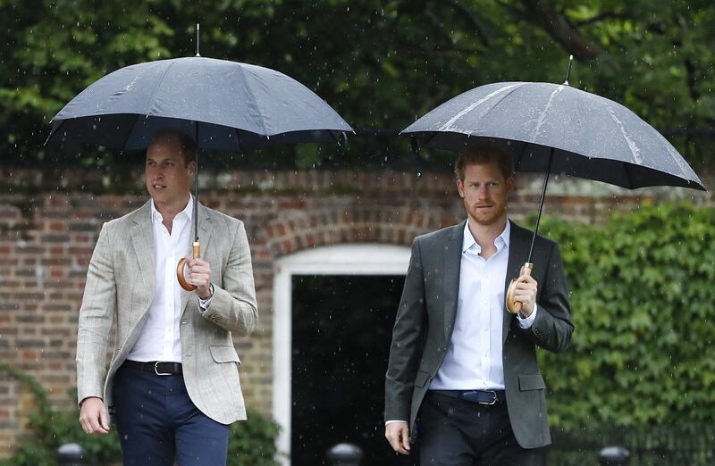 William e Harry al memoriale di Lady D 23