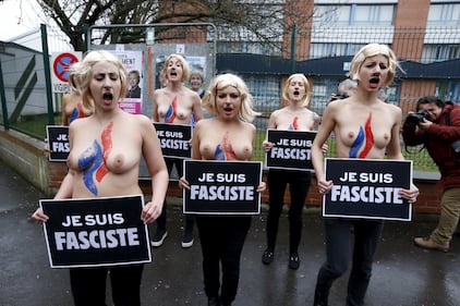 Femen nude: le foto delle proteste 7