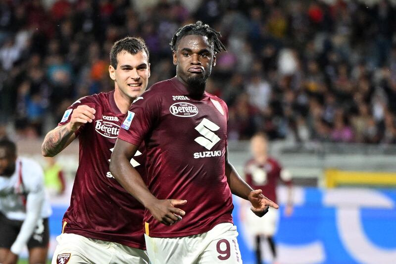 Zapata gol Torino Milan