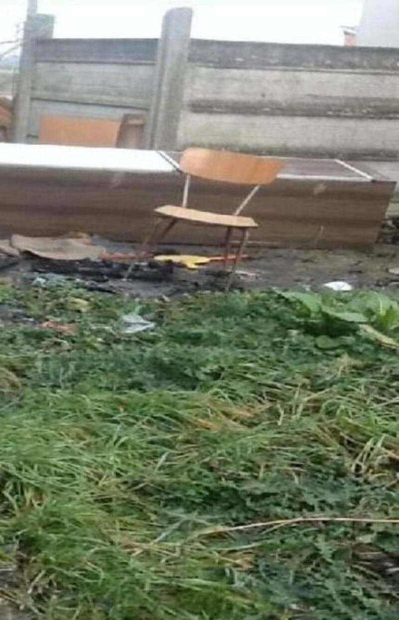 L'alloggio distrutto dalla famiglia di occupanti abusivi 3