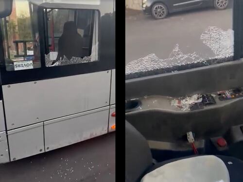 Sassi contro il bus, paura a bordo: secondo caso in pochi giorni