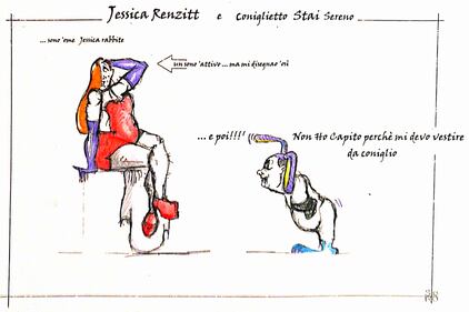 La vignetta del giorno: Jessica Renzitt e Zinga coniglio 1