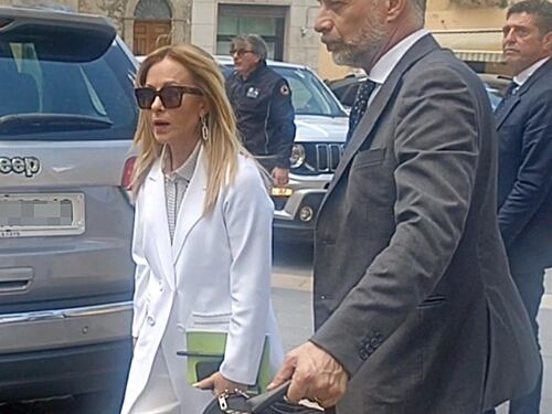 Meloni a Niscemi: "In Cdm 150 milioni per la sicurezza del territorio e gli indennizzi"