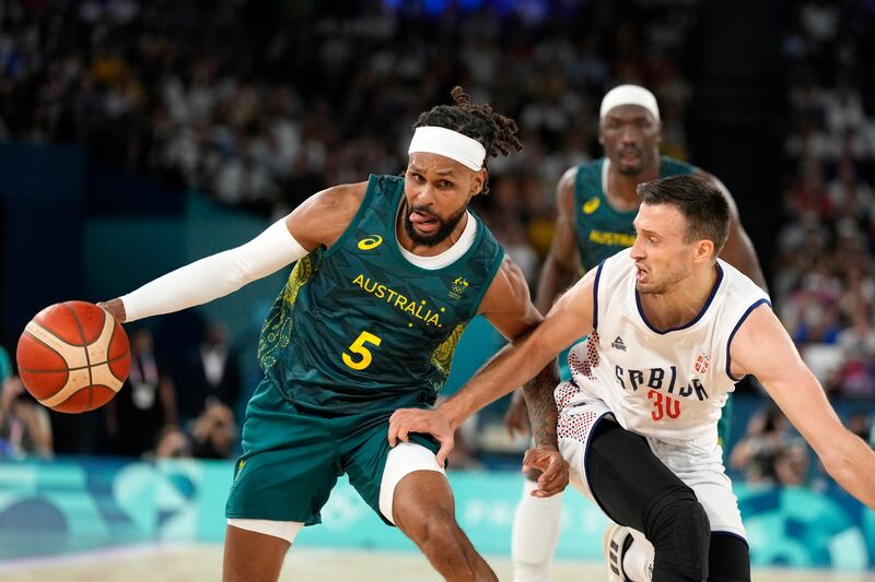 Patty Mills Australia Serbia Parigi 2024