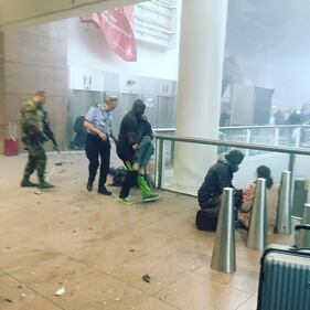 Due esplosioni all'aeroporto di Bruxelles 1