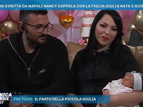 Domenica Live, Nancy Coppola presenta la sua Giulia