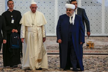Papa Francesco visita la moschea di Baku 15