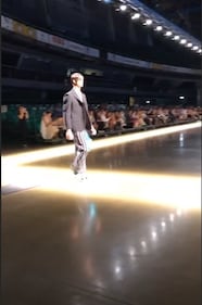 Leonardo Tano, il figlio del porno attore Siffredi sfila a Pitti Uomo 3
