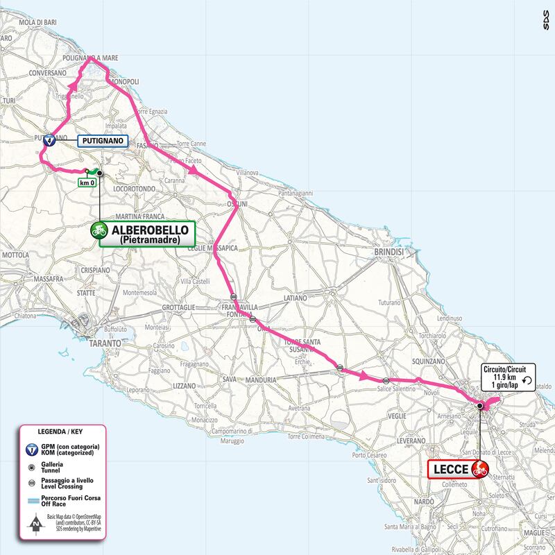 Giro d'Italia tutte le tappe 8